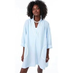 Tuckernuck Pomander Place Light Blue Swim Cover-Up S